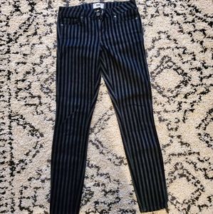 Paige verdugo ultra skinny velvet stripe jeans